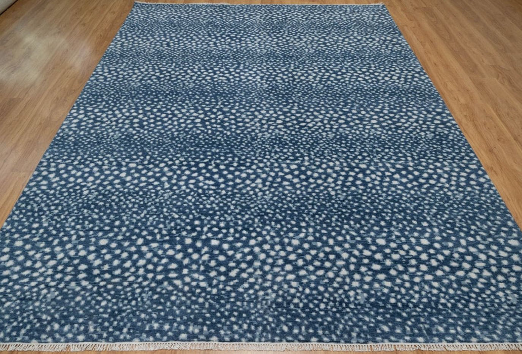 Isla Design Chinkara Sapphire/Indigo Fine Hand-Knotted Indian Wool Rug - 244 x 305cm