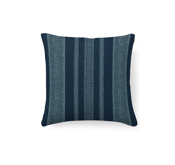 Thera Aquamarine/Peacock Cushion