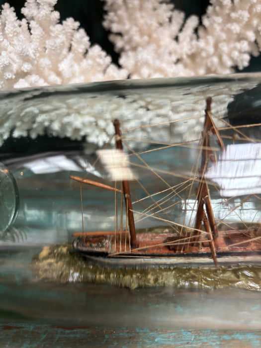 Vintage Ship in a Bottle