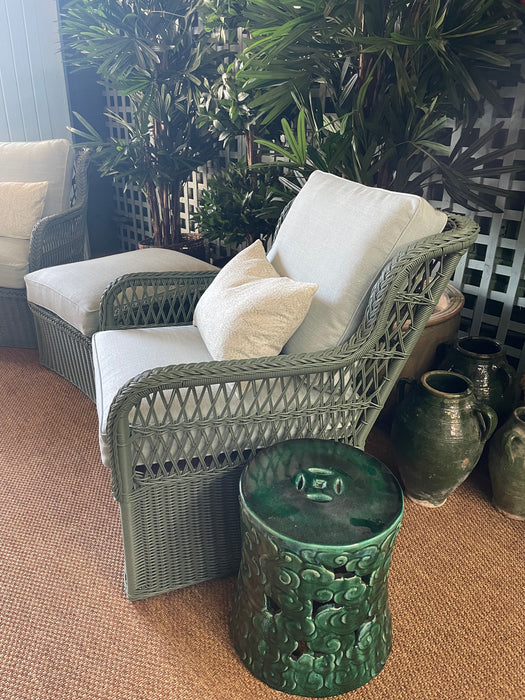 Kitts Outdoor Armchair in Caribbean Green