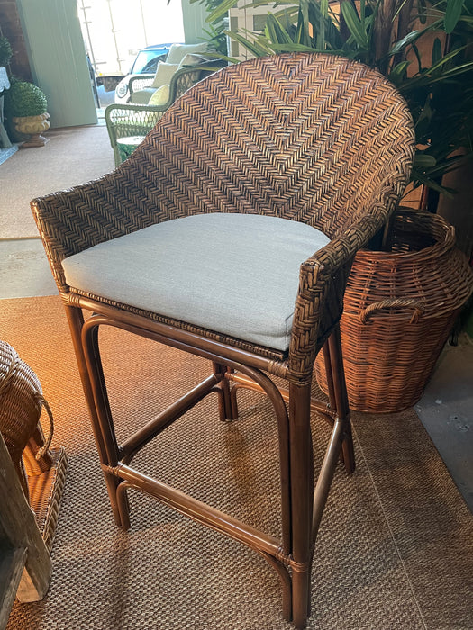 Plantation Rattan Bar Stool