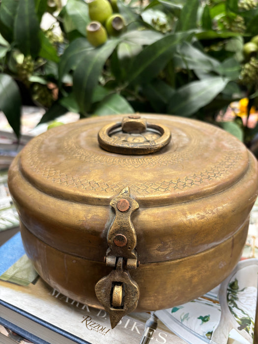 Brass Chapati Box - Small