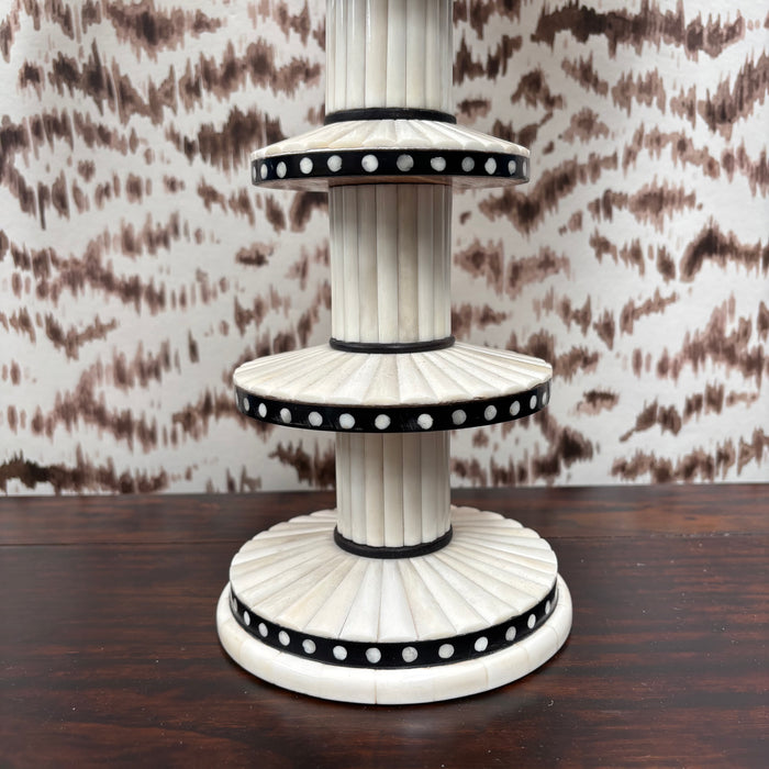 Raja Hand-carved Bone Lamp (Pair Available)