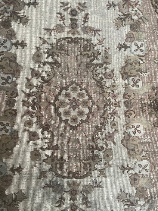 Vintage Persian Rug Dusky Mauve, Sage and Aquamarine 120 x 205cm