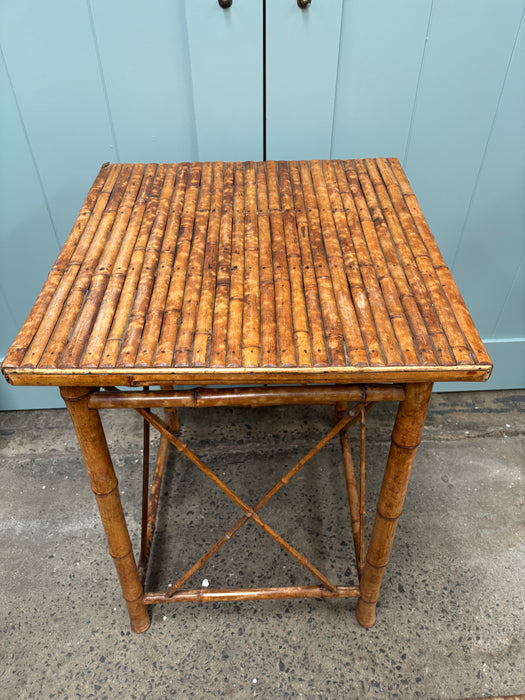 Vintage Square Cane Table