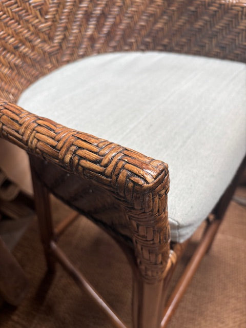 Plantation Rattan Bar Stool