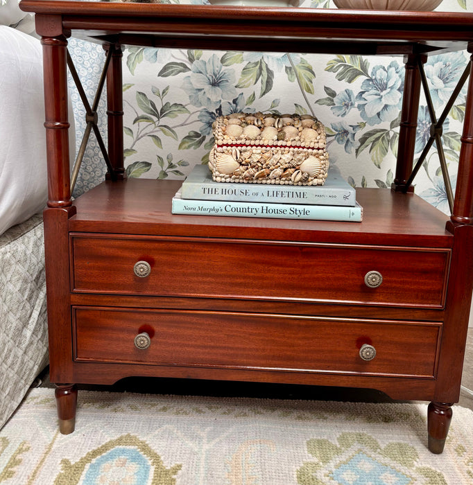 Xavier Furniture Grand Bahama Bedside Table - Walnut