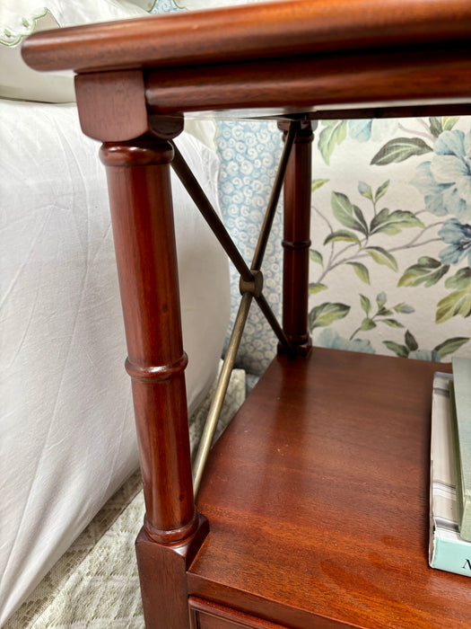 Xavier Furniture Grand Bahama Bedside Table - Walnut