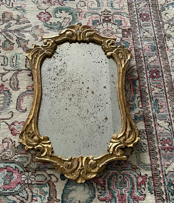 Vintage Carved Gilt Mirror