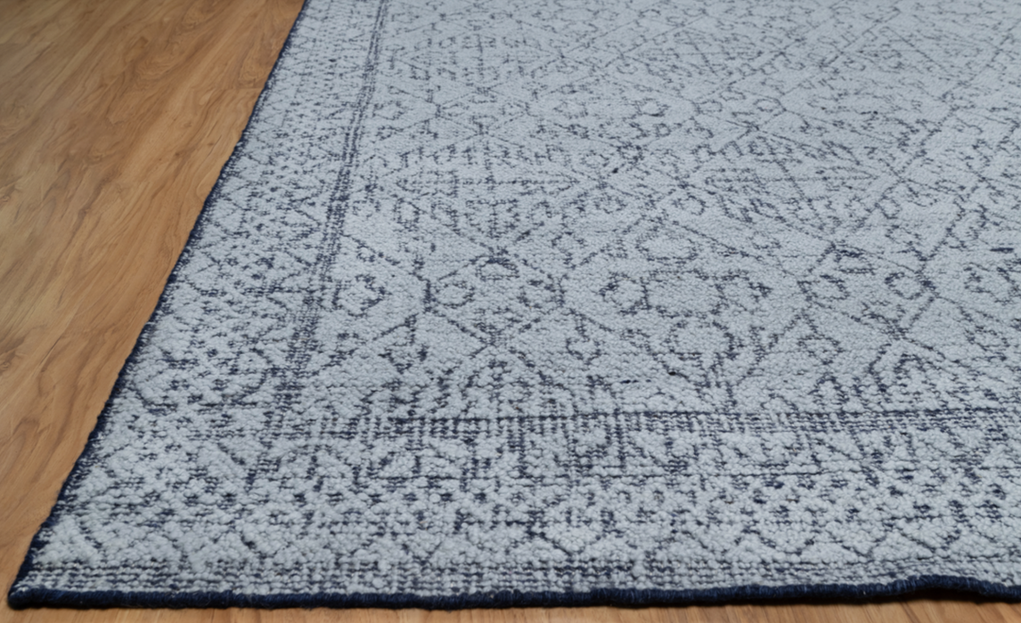 Amara Super-Soft Luxe Hand-Woven Boucle Rug - Sapphire/Indigo - 244 x 305cm