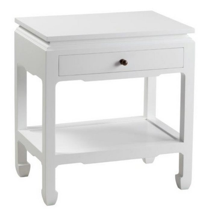 Xavier Furniture Tradewinds Bedside Table - White