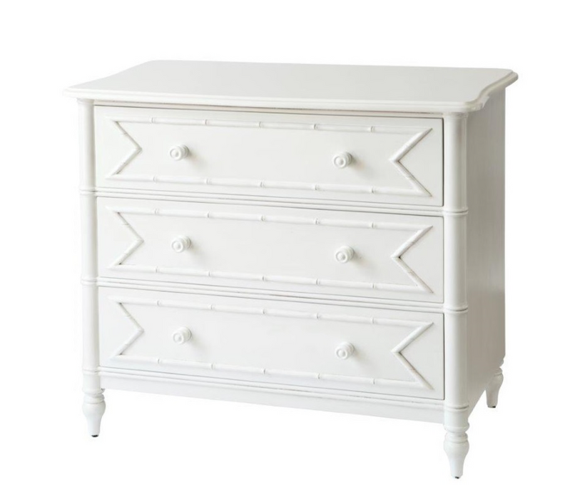 Xavier Furniture Cayman Large Chest of Drawers - White