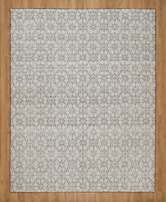 Tara Super-Soft Luxe Hand-Woven Boucle Rug - Ivory/Teak