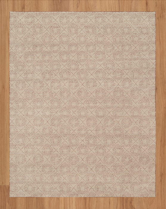 Pareo Super-Soft Luxe Hand-Woven Boucle Rug - Terracotta/Plaster