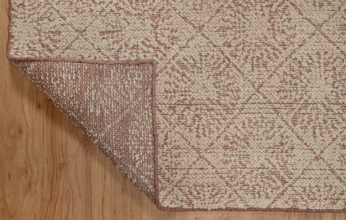 Pareo Super-Soft Luxe Hand-Woven Boucle Rug - Terracotta/Plaster