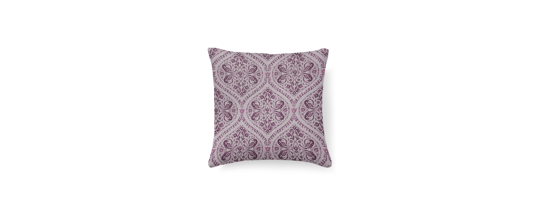 Jali Fig/Lilac Cushion